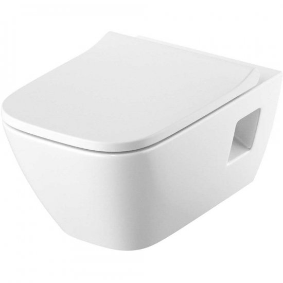 GEBERIT Miska WC podwieszana SELNOVA SQUARE Rimfree 35x54x30cm bez deski 501546011