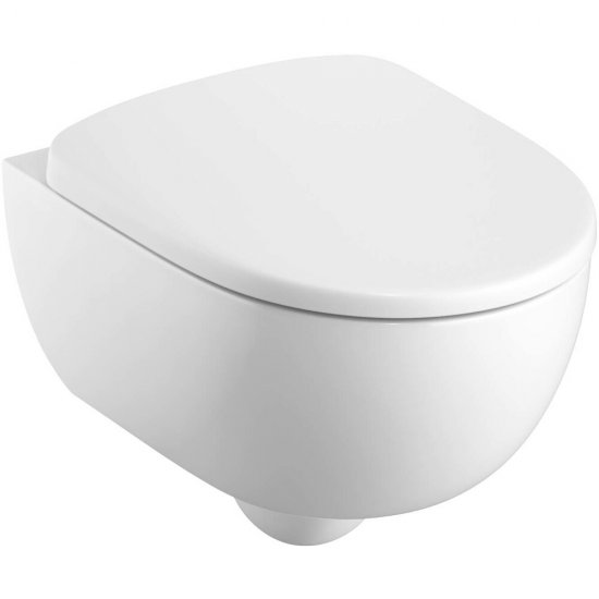 GEBERIT Miska WC podwieszana SELNOVA COMPACT lejowa 35,5x49x33cm bez deski 500377012