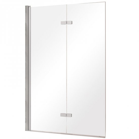 BESCO Parawan nawannowy LUMIX 100x145 dwuskrzydłowy chrom PL-2S