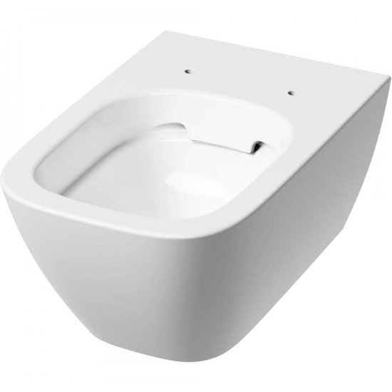 GEBERIT Miska WC podwieszana SMYLE SQUARE Rimfree 35x54x30cm bez deski 500208011