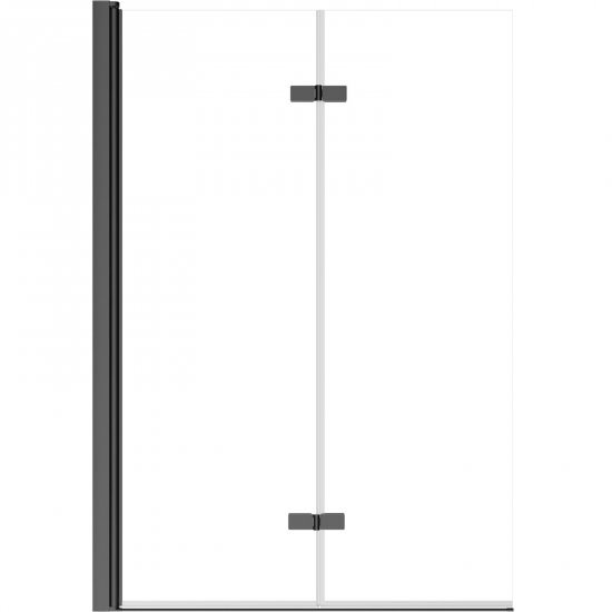 BESCO Parawan nawannowy LUMIX Gun Metal 100x145 dwuskrzydłowy PLGM-2S