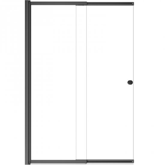 BESCO Parawan nawannowy EASY SLIDE 100x150 dwuskrzydłowy gun metal PESGM-2S