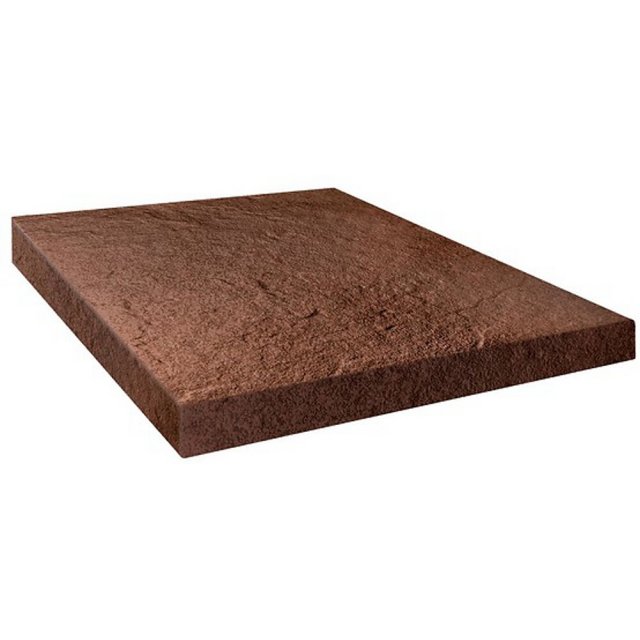 Klinkier kapinos narożny SOLAR brown loft structure glossy 33x33 gat. II