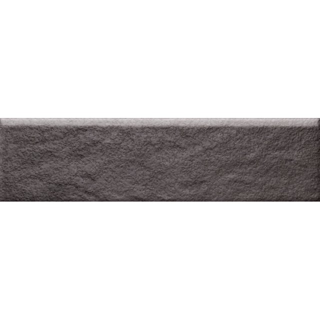 Klinkier cokół SOLAR grafit structure mat 8x30 gat. II
