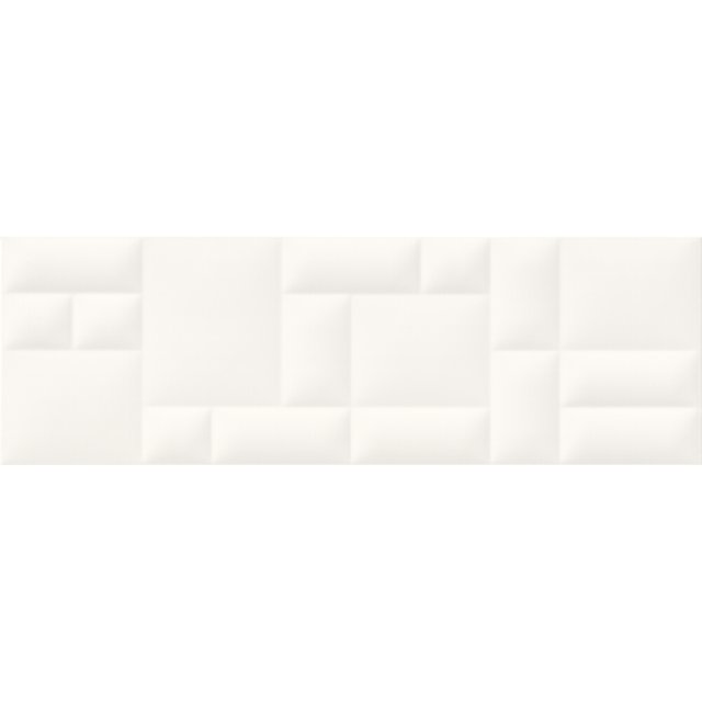 Płytka ścienna PILLOW GAME white structure mat 29x89 #240 gat. II