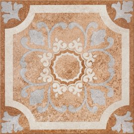 Gres szkliwiony dekor PERSO multikolor mat 45x45 gat. I