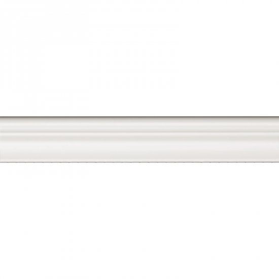 Płytka ścienna hiszpańska PALACE MOLDURA MODERN WHITE mat 5x30 gat. I
