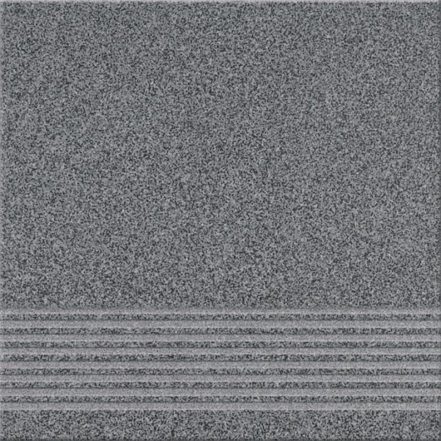 Gres techniczny stopnica KALLISTO K10 graphite mat 29,7x29,7 gat. I