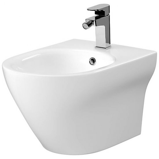 CERSANIT Bidet podwieszany LARGA OVAL CLEAN ON z ukrytym montażem K120-006