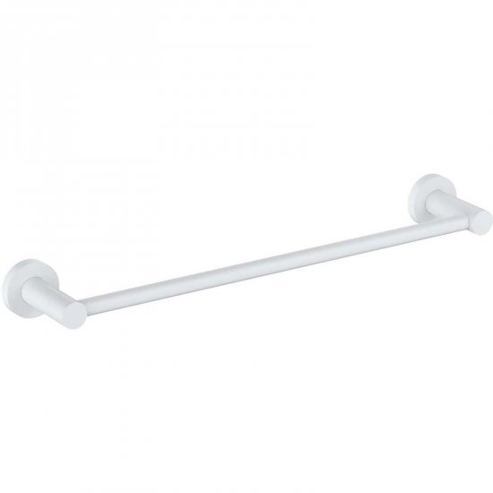 OMNIRES Wieszak na ręcznik MODERN PROJECT ścienny 40 cm biały mat MP60214WM