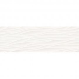 Płytka ścienna OLA BIANCA white structure satin 24x74 gat. I