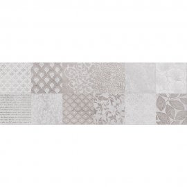 Płytka ścienna SNOWDROPS grey patchwork mat 20x60 gat. I