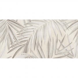 Płytka ścienna inserto FOGGY NIGHT 2 wzory light grey leaves satin 59,6x59,8 gat. I