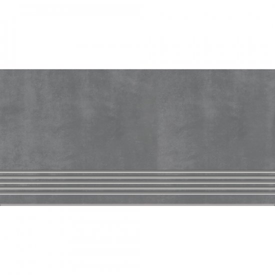 Gres szkliwiony stopnica STREET LINE grey mat 30x60 Golden Tile gat. I