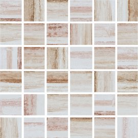 Płytka ścienna mozaika MARBLE ROOM beige mat 20x20 gat. I