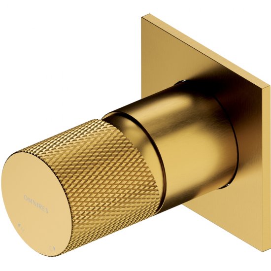 OMNIRES Bateria prysznicowa podtynkowa CONTOUR złota szczotkowana CT8045GLB