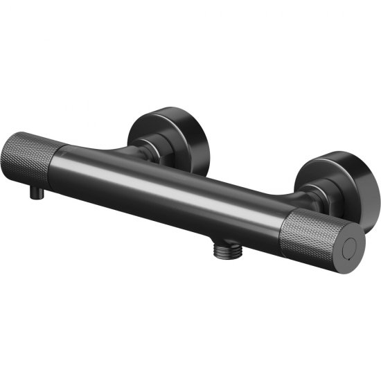 CERSANIT Bateria prysznicowa ścienna ZEN termostatyczna gun metal S951-583