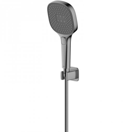 KFA Zestaw prysznicowy MALAGA punktowy kompletny gun metal szary PVD 841-255-61