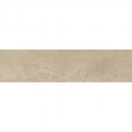 Gres szkliwiony stopnica MARENGO beige mat 29,8x119,8 gat. I