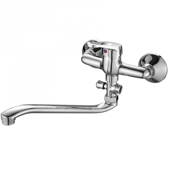 KUCHINOX Bateria wannowa ścienna GRACE z ruchomą wylewką chrom BKY_01FD