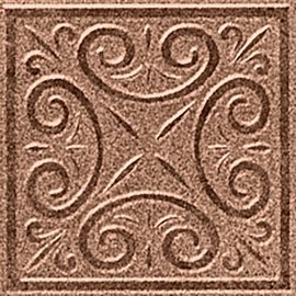 Gres szkliwiony TREVISO brown mat lamel 9,7x9,7 gat. I