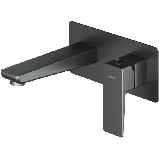 OMNIRES Bateria umywalkowa podtynkowa PARMA grafit szczotkowany PM7415GR