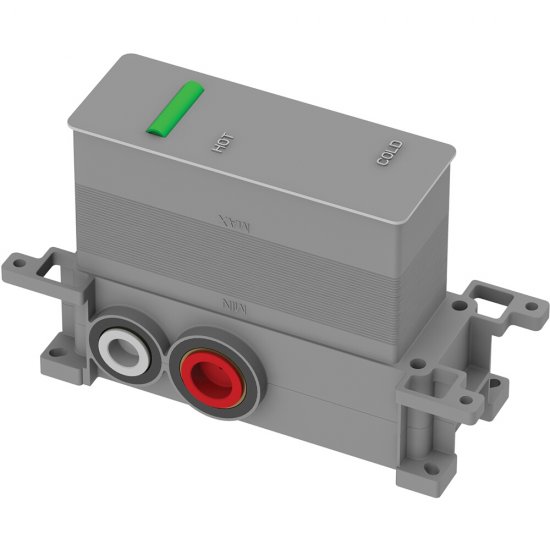 OMNIRES Element podtynkowy termostatycznej baterii 2-wyjściowej BOXTE2F