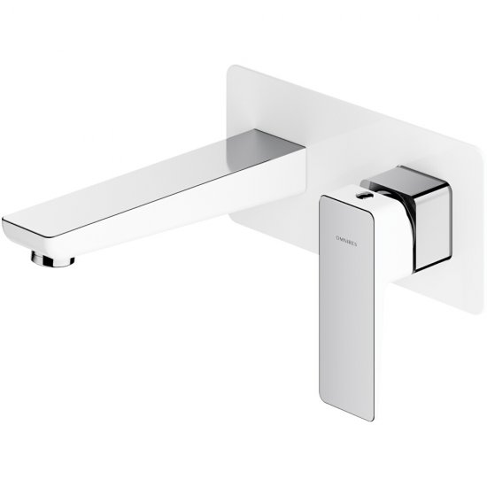 OMNIRES Bateria umywalkowa podtynkowa PARMA chrom biały połysk PM7415CRB