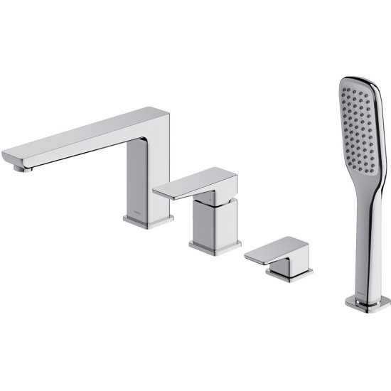 OMNIRES Bateria nawannowa PARMA chrom połysk 4-otworowa PM7432CR