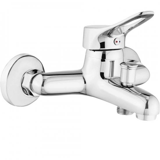 DEANTE Bateria wannowa ścienna VERO chrom BOW_010M