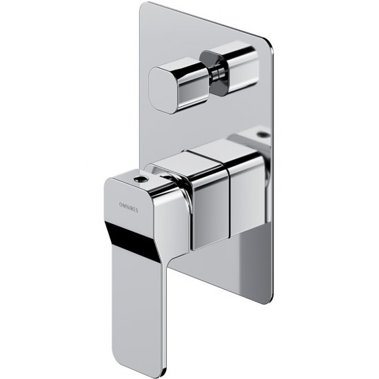 OMNIRES Bateria prysznicowo-wannowa podtynkowa SLIDE chrom połysk SL7735CR