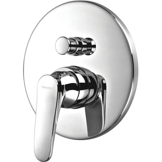 OMNIRES Bateria prysznicowo-wannowa podtynkowa ART DECO chrom połysk AD5135CR