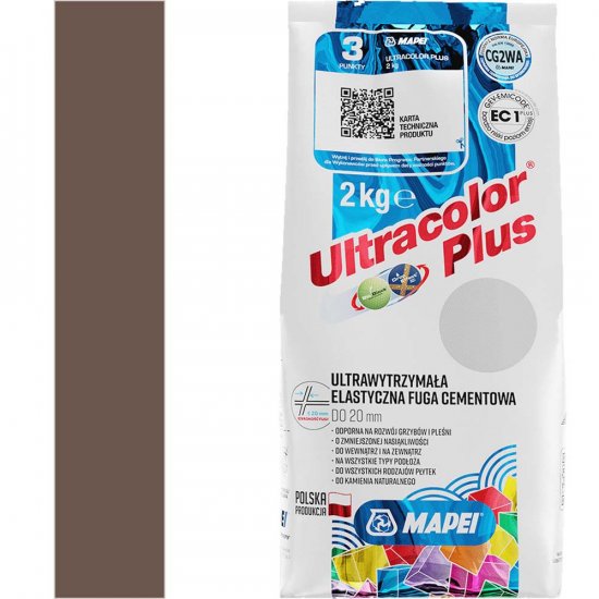 Fuga elastyczna MAPEI ULTRACOLOR PLUS 144 2 kg