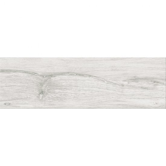 Gres szkliwiony ALPINE WOOD white structure mat 18,5x59,8 gat. II