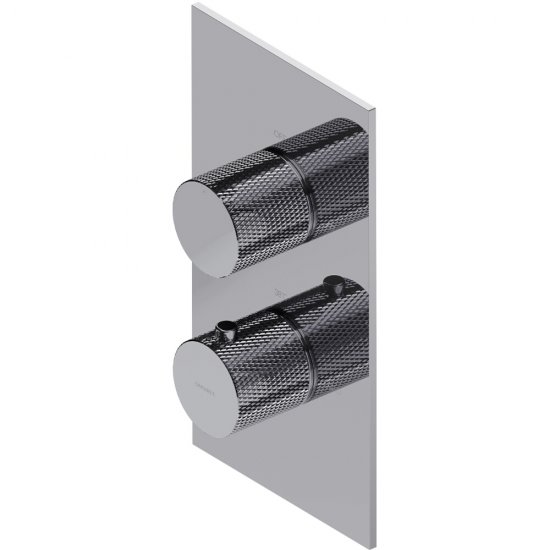 OMNIRES Termostatyczna bateria prysznicowo-wannowa podtynkowa CONTOUR chrom połysk CT8036CR