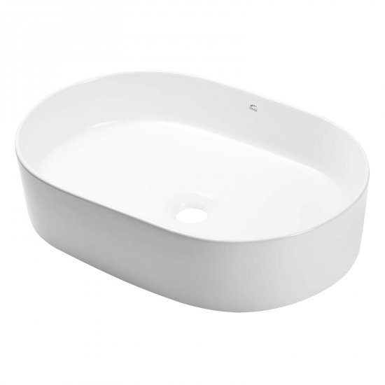 LAVEO Umywalka nablatowa DESNA 50 ceramiczna biała VUD 6250