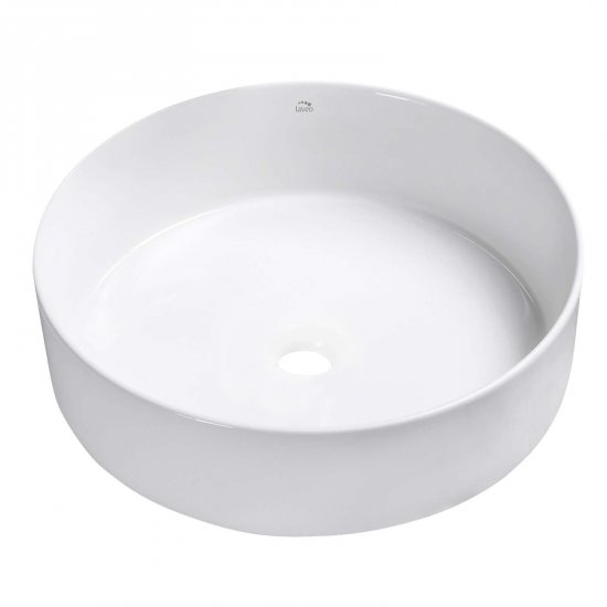 LAVEO Umywalka nablatowa DESNA 36 ceramiczna biała VUD 6236