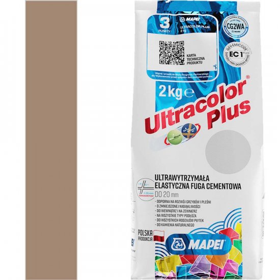 Fuga elastyczna MAPEI ULTRACOLOR PLUS 135 2 kg