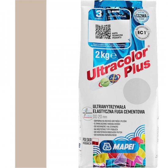 Fuga elastyczna MAPEI ULTRACOLOR PLUS 132 2 kg