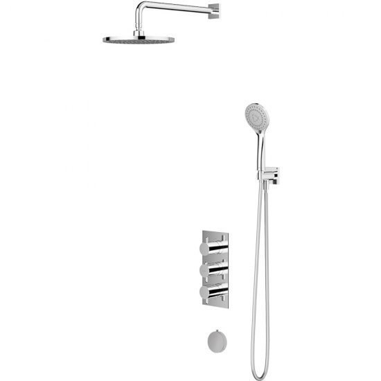 OMNIRES System wannowy podtynkowy Y chrom połysk termostatyczny SYSYS01XCR
