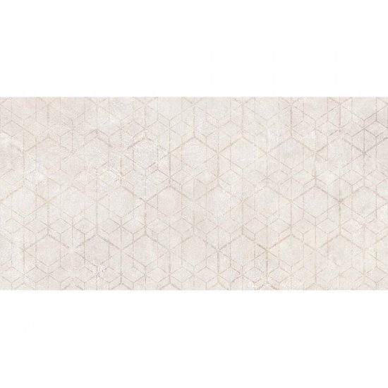 Płytka ścienna LIV TERRIA ivory geo decor mat 29,8x59,8 gat. II