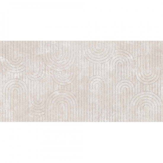 Płytka ścienna LIV TERRIA light grey arc decor mat 29,8x59,8 gat. II