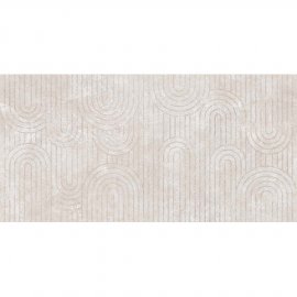 Płytka ścienna LIV TERRIA light grey arc decor mat 29,8x59,8 gat. II