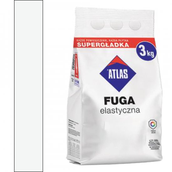 Fuga elastyczna Atlas 001 biały 3 kg