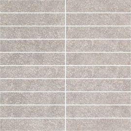 Gres zdobiony mozaika DRY RIVER light grey mat 29,55x29,55 gat. I