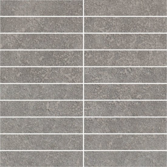 Gres zdobiony mozaika DRY RIVER grey mat 29,55x29,55 gat. I