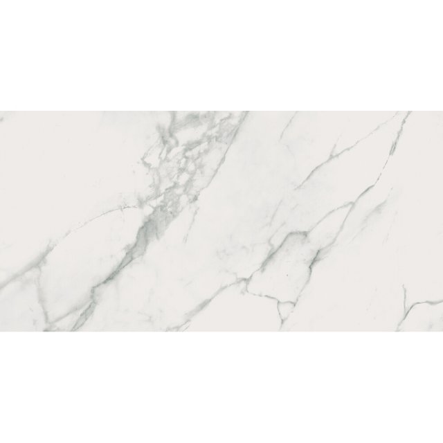 Gres szkliwiony CALACATTA MARBLE white polished 59,8x119,8 gat. I