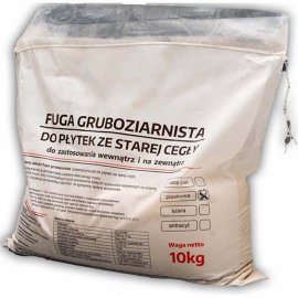 Fuga do płytek z cegły piaskowa 10 kg