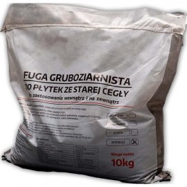 Fuga do płytek z cegły antracytowa 10 kg