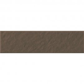 Klinkier elewacyjny SIMPLE BROWN structure mat 6,5x24,5 gat. I